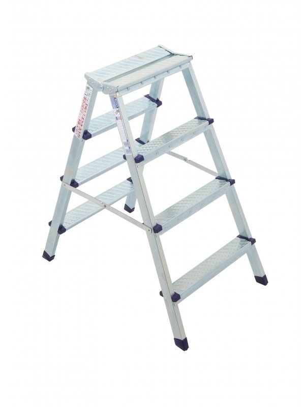 Saraylı 1204 Metal Çift Çıkışlı 4+4 Basamaklı Merdiven