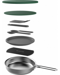 Stanley Adventure Çelik Kızartma Tava Seti (9 Parça) 0.94 Lt 10-02658-013