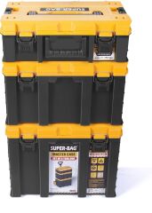 Super-Bag S-M-L Master Case 3'lü Set Tekerlekli Alet Taşıma Çantası ASR 6030
