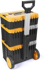 Super-Bag S-M-L Master Case 3'lü Set Tekerlekli Alet Taşıma Çantası ASR 6030