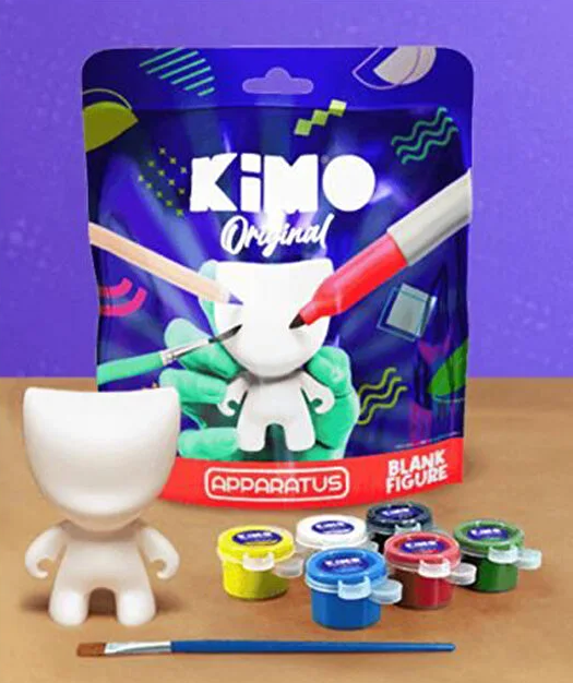 Apparatus Kimo Original KM-5003, KİMO Boyama Seti Figür Üretme Oyunu Çiz Boya Giydir Zeka Oyunu