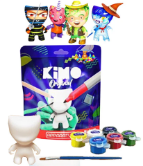Apparatus Kimo Original KM-5003, KİMO Boyama Seti Figür Üretme Oyunu Çiz Boya Giydir Zeka Oyunu