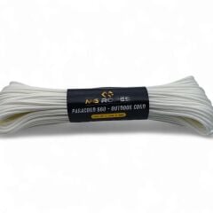 Polyester Paracord İp 4 mm Beyaz Renk 30 Metre
