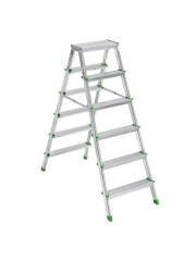 MERDİVEN ALÜMİNYUM 6+6 ÇİFT TARAFLI 1806