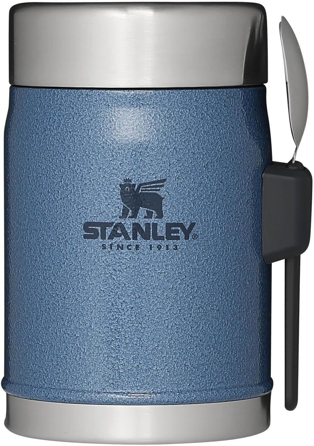 STANLEY Klasik Paslanmaz Çelik Yemek Termosu Kaşıklı 0,40 LT Hammertone Lake