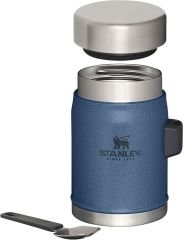 STANLEY Klasik Paslanmaz Çelik Yemek Termosu Kaşıklı 0,40 LT Hammertone Lake