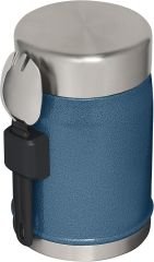 STANLEY Klasik Paslanmaz Çelik Yemek Termosu Kaşıklı 0,40 LT Hammertone Lake