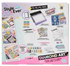 Canal Toys Diamant'Art Işık Kutusu | Mor | Çocuklar İçin Elmas Boyama Sanat Seti