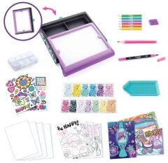 Canal Toys Diamant'Art Işık Kutusu | Mor | Çocuklar İçin Elmas Boyama Sanat Seti