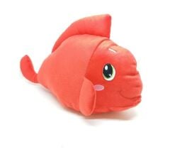 Uyku Arkadaşı Sesli Kırmızı Balık Şarkısı Söyleyen Büyük Peluş 40 cm