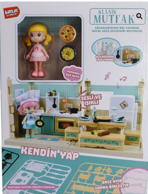BİRLİK 6201 MİNİK EVİM IŞIKLI SESLİ MUTFAK SETİM
