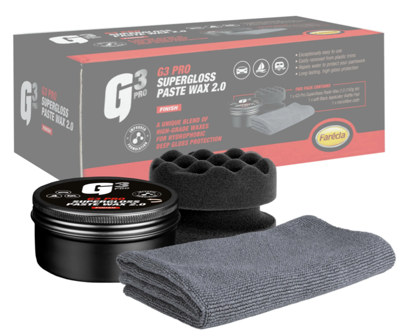 Farecla G3 Pro Supergloss Carnauba Paste Katı Wax 150gr