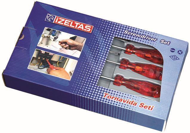 İzeltaş Kraft Seri Tornavida Seti 7 Parça 4100008107