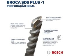 Bosch SDS plus-1 Delme Ucu 7 x 100 x 160 mm
