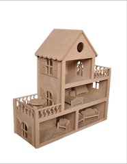 Ahşap Barbie Oyun Evi