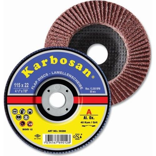 Karbosan Flap Disk 180X22 Mm Nk-36 Kum