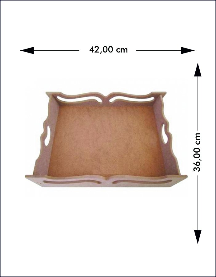 Gondol Ahşap Tepsi