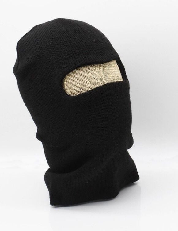 VOLCANO SİYAH BALACLAVA KAR MASKESİ TRİKO BERE BOYUNLUK
