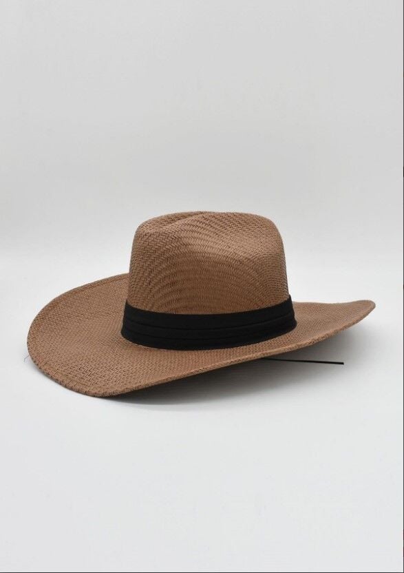 VOLCANO ERKEK GÜNEŞLİK ŞAPKA AÇIK HAVA AKTİVİTELERİ İÇİN AYARLANABİLİR GENİŞ KENARLI HASIR