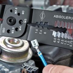 Knipex 97 22 240 Pabuç Sıkma ve Kablo Sıyırma Pensi