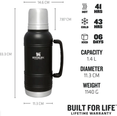 Stanley The Artisan Paslanmaz Çelik Termos 1.4 Lt 10-11429-005
