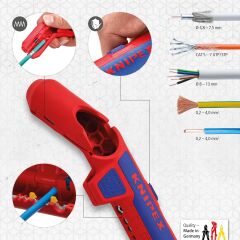 Knipex 16 95 01 Sb Ergostrip® Üniversal Kablo Kılıfı Soyma Aleti