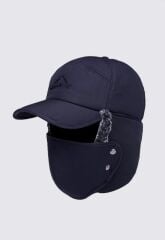 VOLCANO KÜRKLÜ ŞAPKA KORUYUCU SİPERLİ TOZLUK MASKELİ KAYAK BERESİ