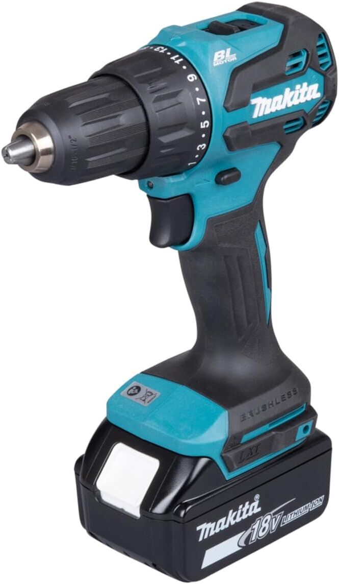 Makita DHP490SFJ 18V 3Ah Çift Akülü Darbeli Kömürsüz Matkap Vidalama