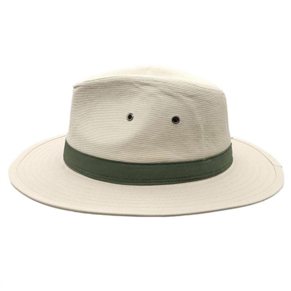 VOLCANO KADIN BEJ KUMAŞ FEDORA ŞAPKA - AYARLANABİLİR