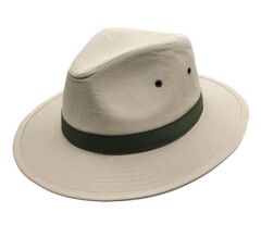 VOLCANO KADIN BEJ KUMAŞ FEDORA ŞAPKA - AYARLANABİLİR