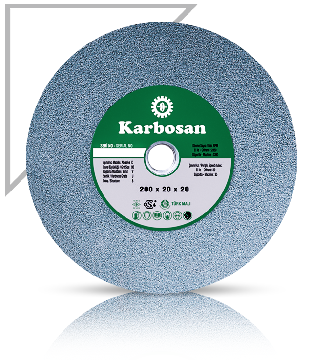 Karbosan 175x20x20 SCG Elmas Bileme Taşı 920490 (SCG 80 J 5 V)