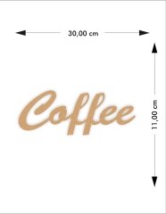 Ahşap Coffee Duvar Süsü