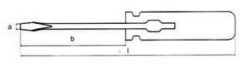 Kıvılcım Çıkarmaz Ex-Proof 6 x 150 Düz Tornavida T-BRZ208005