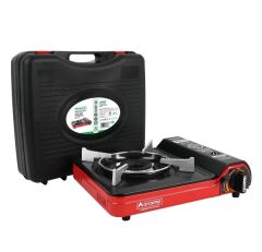 Orcamp Tekli Portatif Ocak Gaz Stop Emniyetli Kırmızı OR-CK-505/K