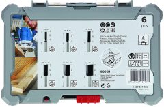 Bosch Karışık Freze Ucu Seti Şaftlı Profesyonel 6'lı 8 mm 2 607 017 466