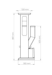 Volcano Pelet Kamp Bahçe Sobası