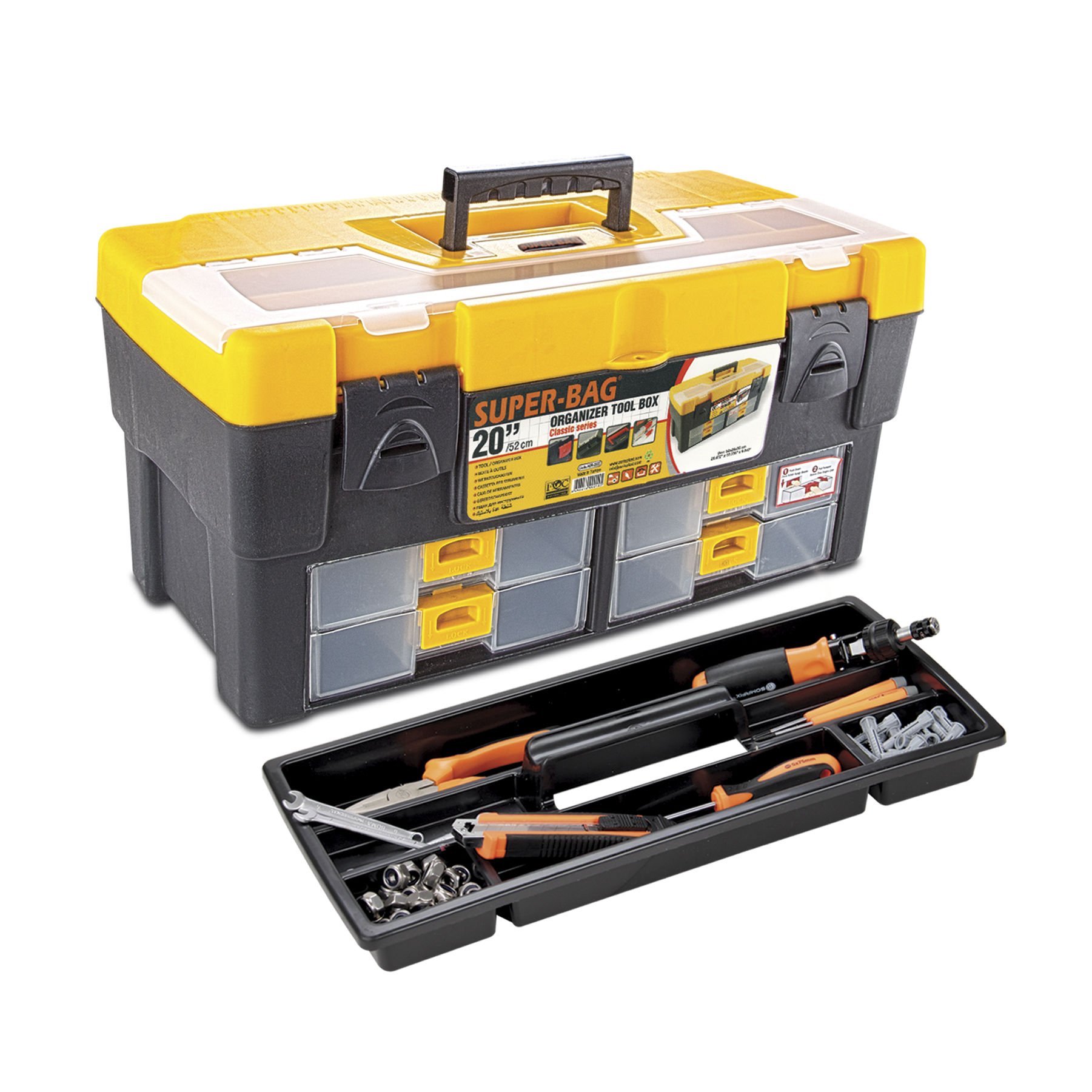 Super-Bag 20'' Çekmeceli Takım-Alet Çantası - Asr2055