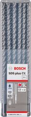 Bosch - SDS-Plus-7X Serisi Kırıcı Delici Matkap Ucu 8*215 mm 30'lu