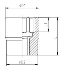 İzeltaş 1/2'' lokma anahtar 12 köşe 3/8'' sae