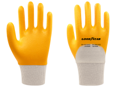 Goodyear F1 3/4 Kaplı Örme Pamuklu Sarı Eldiven No:10(XL)