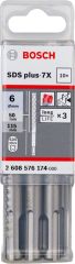 Bosch - SDS-Plus-7X Serisi Kırıcı Delici Matkap Ucu 6*115 mm 10'lu