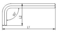 İzeltaş allen anahtar uzun 10 mm 4903220100