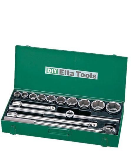 Elta 3/4'' Altı Köşe Lokma Anahtar Takımı 14 Parça 1121006014