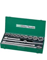 Elta 3/4'' Altı Köşe Lokma Anahtar Takımı 14 Parça 1121006014