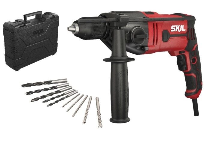 Skil 6745GA Darbeli Matkap 1050W Çantalı + 10 Uç