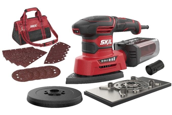 Skil 7280DA 3 in 1 Multi Zımpara 250W Çantalı