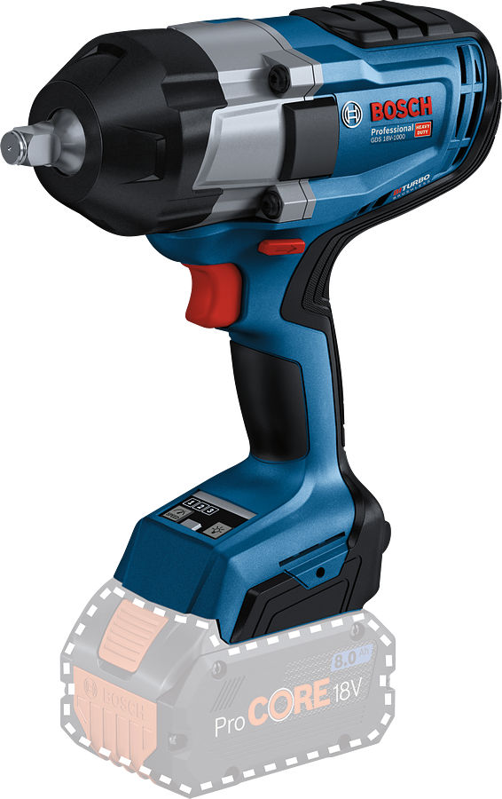 Bosch Professional GDS 18V-1000 (Solo) Akülü Darbeli Somun Sıkma Makinesi