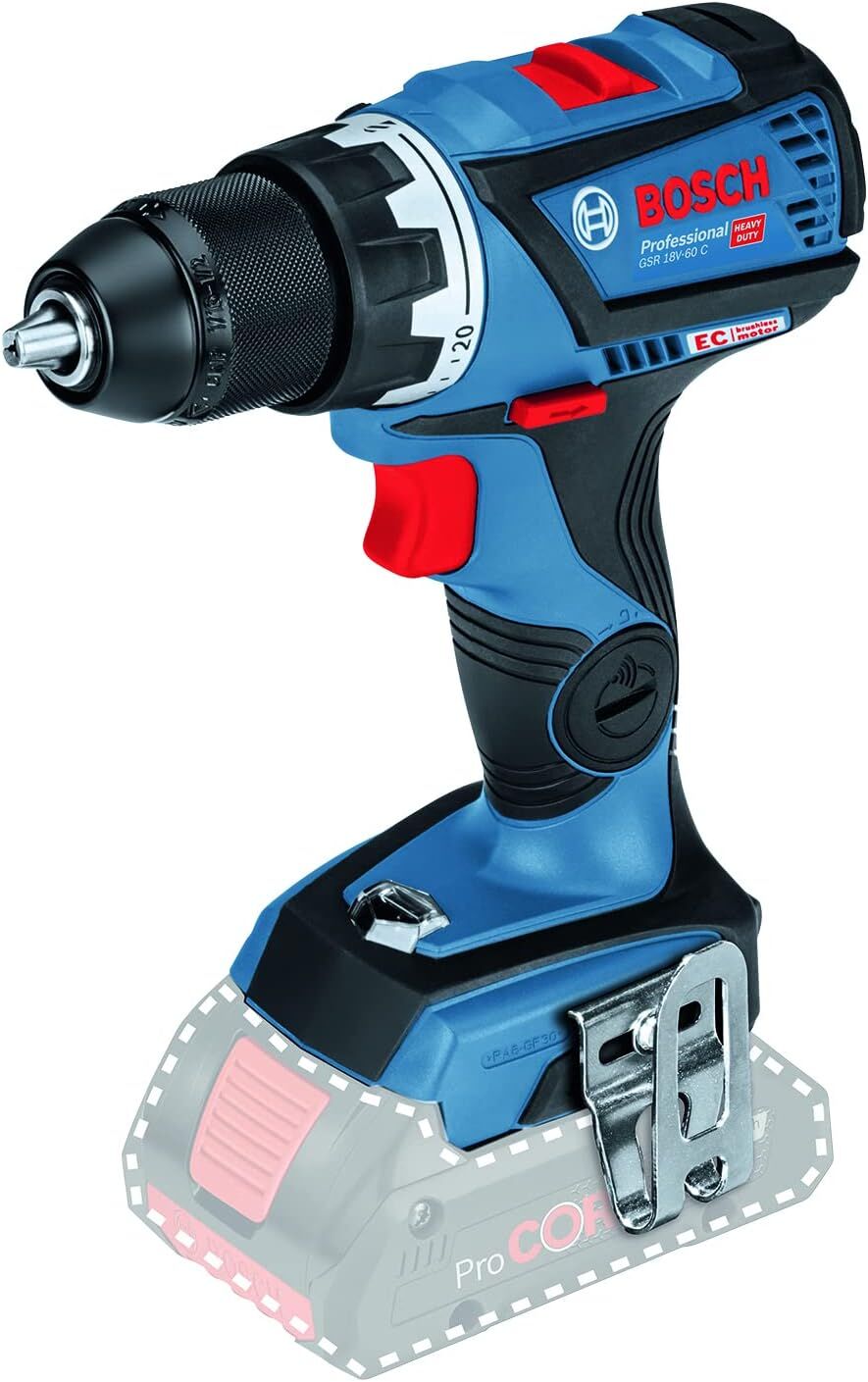 Bosch GSR 18V-60 C Aküsüz Vidalama Makinesi Solo