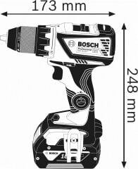 Bosch GSR 18V-60 C Aküsüz Vidalama Makinesi Solo