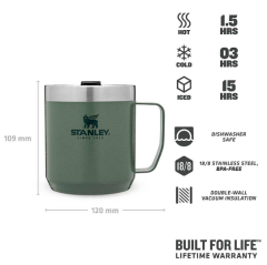 Stanley Klasik Paslanmaz Çelik Termos Bardak 0.35 LT 10-09366-005